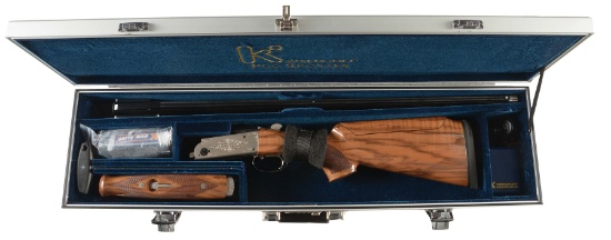 (M) KRIEGHOFF K-80 OVER UNDER 12 GAUGE SHOTGUN WITH CASE AND ACCESSORIES
