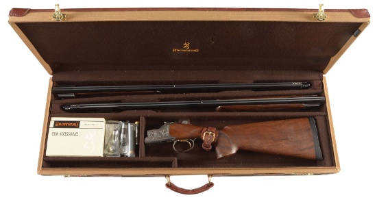 (M) CASED BROWNING MODEL 525 OVER-UNDER SHOTGUN.