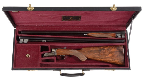 (M) ABBIATICO & SALVINELLI  ZEUS SIDE BY SIDE SHOTGUN TWO BARREL SET.