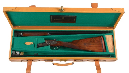 (M) AYA NUMBER 2 SIDE BY SIDE SHOTGUN.