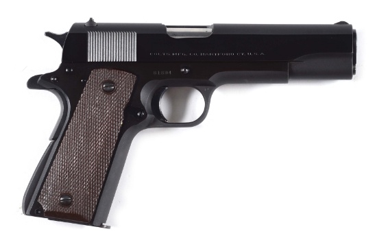 (C) EARLY POST-WAR COLT MODEL 1911A1 .38 SUPER SEMI-AUTOMATIC PISTOL.