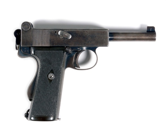 (C) RARE WEBLEY & SCOTT MARK I  No. 2 1915 SEMI-AUTOMATIC PISTOL SHOULDER STOCK MODEL.