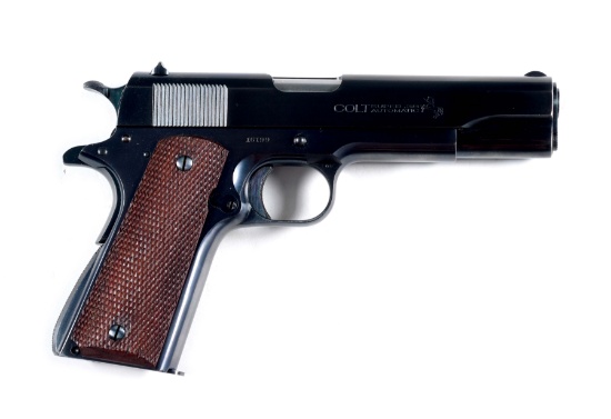 (C) BOXED PRE-WAR COLT MODEL 1911-A1 .38 SUPER SEMI AUTOMATIC PISTOL (1934).
