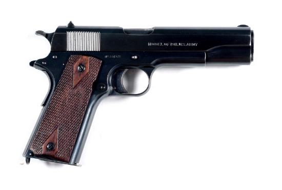 (C) HIGH CONDITION US COLT MODEL 1911 SEMI AUTOMATIC PISTOL (1918).