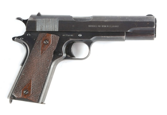 (C) COLT MODEL 1911 SEMI-AUTOMATIC PISTOL.