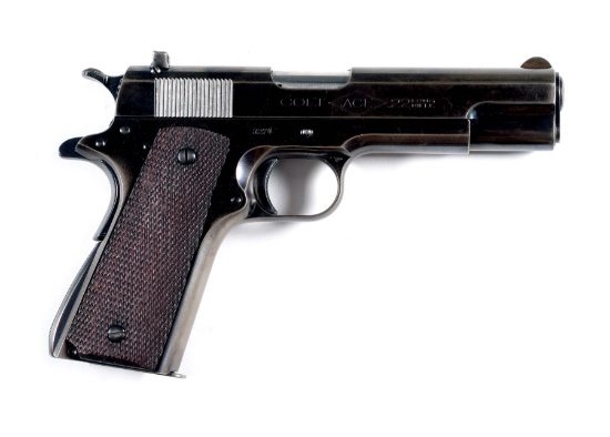 (C) COLT M1911-A1/ACE SEMI AUTOMATIC .22 PISTOL (1931).