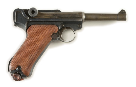 (C) 1920 COMMERCIAL LUGER SEMI-AUTOMATIC PISTOL ENDORSED BY JAN STILL AS AN AUTHENTIC "DEATH'S HEAD"