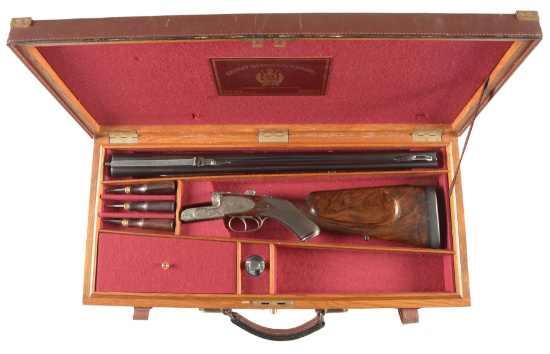 (M) DUMOULIN "PIONNIER" SIDEPLATED BOXLOCK EJECTOR DANGEROUS GAME (.470 NITRO) DOUBLE RIFLE WITH REL