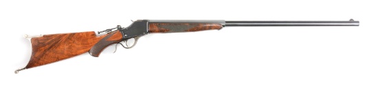 (C) WINCHESTER SPECIAL SPORTING MODEL HI-WALL THIN WALL SINGLE SHOT RIFLE.
