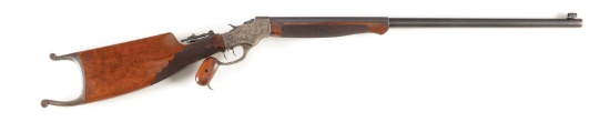 (C) STEVENS 44-1/2 MODEL 54 SINGLE SHOT RIFLE.