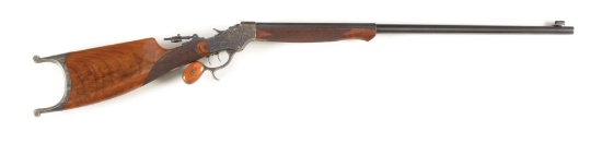 (C) STEVENS 44-1/2 ACTION MODEL 51 SINGLE SHOT RIFLE.