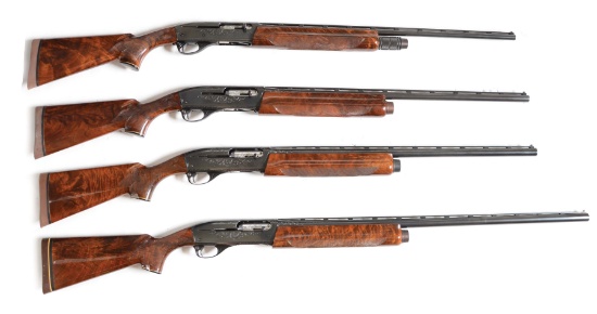 (M) 4 GUN SET - REMINGTON MODEL 1100 D GRADE GUNS IN 12 BORE, 12 BORE, 20 BORE, AND .410 BORE.