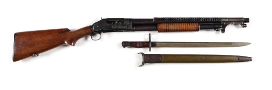(C) SCARCE 1942 WINCHESTER MODEL 1897 TRENCH SHOTGUN