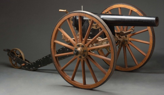 (A) HISTORIC AND EXCITING U.S. NAVY 3 INCH BREECH LOADING CANNON OFF 1880’S USS BROOKLYN.