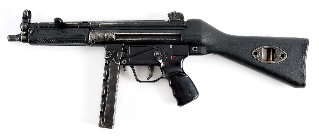 N) FANTASTIC 1972 MANUFACTURED ORIGINAL HK MP5 MACHINE GUN (PRE-86 ...