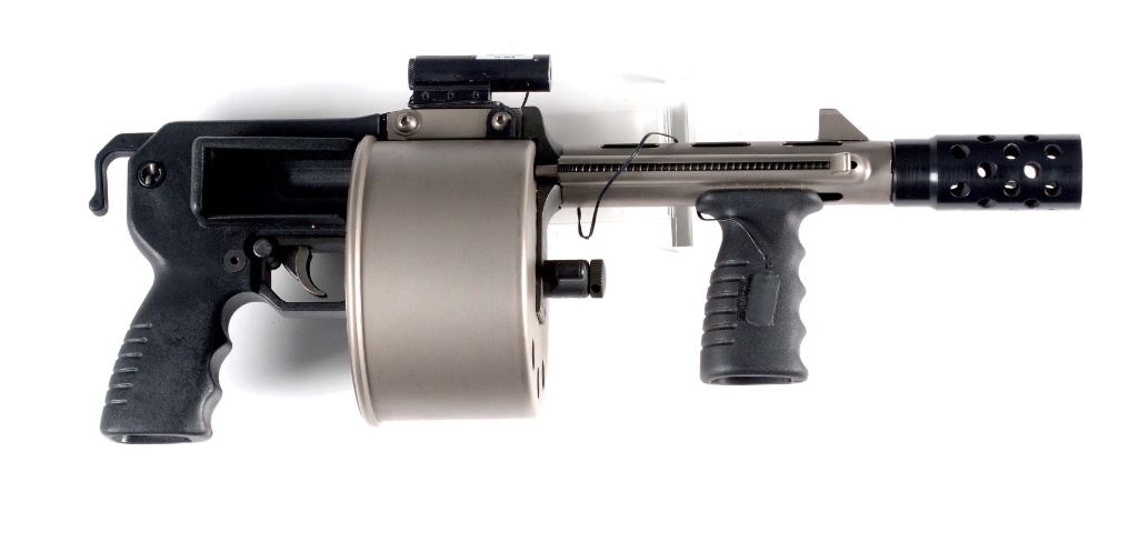 D) DESIRABLE PENN ARMS STRIKER 12 DESTRUCTIVE DEVICE REVOLVING SHOTGUN. |  Guns & Military Artifacts Firearms | Online Auctions | Proxibid
