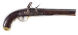 (A) FLINTLOCK NAVY PISTOL BY T. FRENCH.