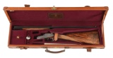 (M) ABBIATICO & SALVINELLI OVER-UNDER SHOTGUN ENGRAVED BY PEDERSOLI WITH CASE AND ACCESSORIES.
