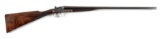 (C) JOSEPH LANG & SON 16 BORE SIDELOCK EJECTOR SINGLE TRIGGER GAME SHOTGUN WITH HAND DETACHABLE LOCK