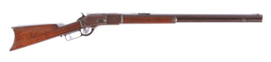 (A) WINCHESTER MODEL 1876 LEVER ACTION RIFLE.