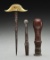 LOT OF 3: WAX SEAL, DECORATED AWL, AND BULLET MOLD CHERRY.
