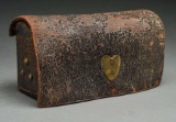 Fine American Militia Waist Cartridge Box from Chester County, Pennsylvania.