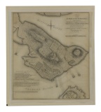 19th Century Copy of Bunker Hill Map, Printed in Boston.
