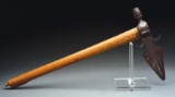 18th Century Spontoon Pipe Tomahawk with Original Haft.