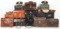 LOT OF 13: US MILITARY BRIEFCASES AND CAPS WITH SPURIOUS MARKINGS.