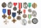 LOT OF 17: MISCELLANEOUS GERMAN WORLD WAR II AWARDS AND COMBAT BADGES.