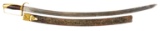 ATTRACTIVE AMERICAN FEDERAL PERIOD CAVALRY OFFICER'S SABER WITH SCABBARD.
