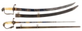 LOT OF 2: SWORDS - INFANTRY OFFICER'S AND NAVAL OFFICER OR SURGEON.