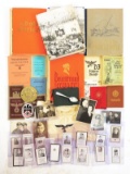 LOT OF 73: THIRD REICH PUBLICATIONS, DEATH CARDS, POSTCARDS, BOOKLETS, AND DOCUMENTS.