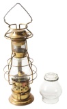 IMPERIAL GERMAN NAVAL SHIP MESSENGER LAMP WITH EXTRA GLASS.