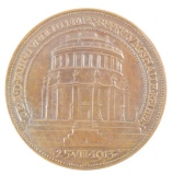 ADOLF HITLER'S CENTENNIAL MEDAL FOR THE 100TH YEAR OF THE KELHEIM LIBERATION HALL, WITH PROVENANCE.