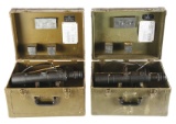 LOT OF 2: US M3 INFRARED SNIPER SCOPES IN CASES.