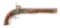 (A) PERCUSSION KENTUCKY PISTOL.