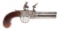 (A) ENGLISH TAP ACTION FLINTLOCK PISTOL.