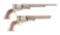 (A) LOT OF TWO COLT 3RD MODEL 1851 NAVY REVOLVERS: 1852 WITH 10 - 1/2