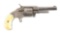 (A) FACTORY ENGRAVED IVORY STOCKED .32 RF WHITNEYVILLE REVOLVER.