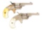 (A) LOT OF TWO: PAIR OF COLT .22 OPEN TOP REVOLVERS PRODUCED IN 1875.