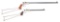 (A) LOT OF 2: HIGH CONDITION STEVENS SINGLE SHOT POCKET RIFLES.