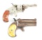 (A) LOT OF TWO: COLT AND REMINGTON PISTOLS.