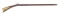 (A) FULLSTOCK KENTUCKY FLINTLOCK .50 CALIBER RIFLE SIGNED JOHN PALM NO. 32