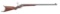 (A) REMINGTON NO. 1 SCHUETZEN SINGLE SHOT .40 - 1 - 7/8 ROLLING BLOCK TARGET RIFLE.