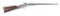 (A) GALLAGHER STANDARD MODEL SINGLE SHOT RIFLE.