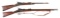 (A) LOT OF TWO: SPRINGFIELD TRAPDOOR .45-70 RIFLE AND CARBINE.