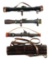 LOT OF THREE: GERMAN CLAW MOUNT SCOPES.