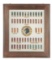 INCREDIBLY RARE FRAMED KYNOCH SHOTSHELL DISPLAY MIRROR.