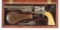 (A) CASED COLT 1860 ARMY PERCUSSION REVOLVER.